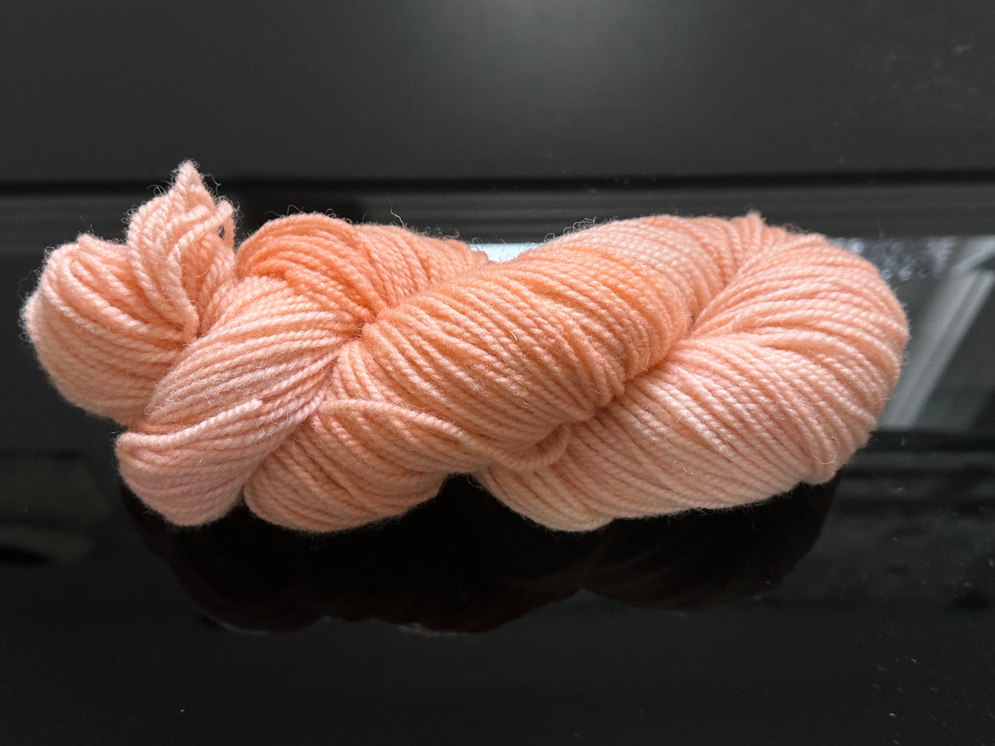 OOAK Light Peach Studio Dyed Yarn