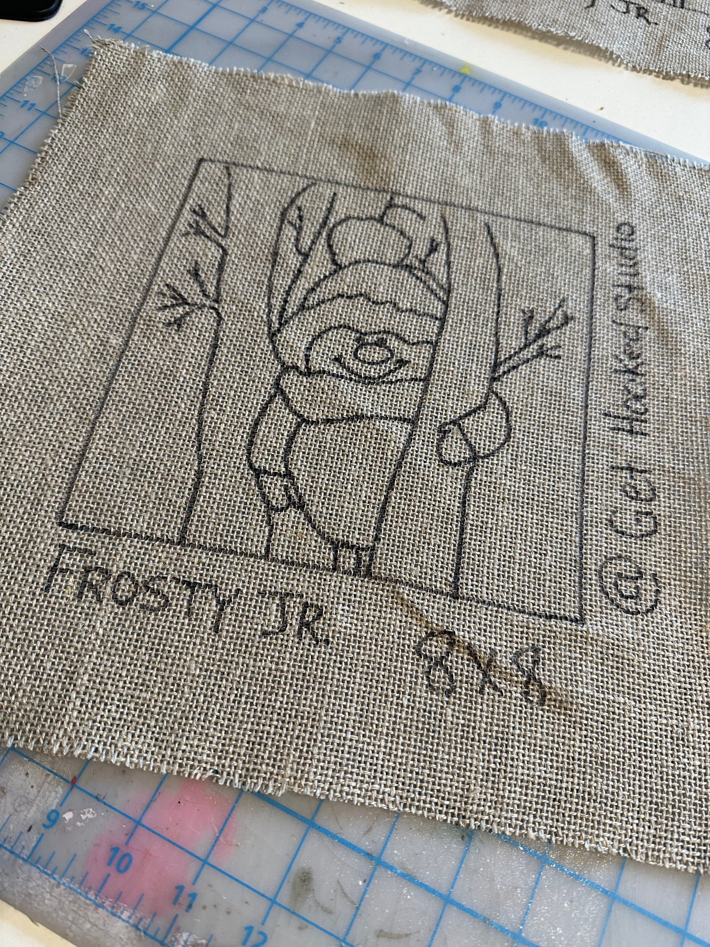 Frosty Jr. Rug Hooking Pattern