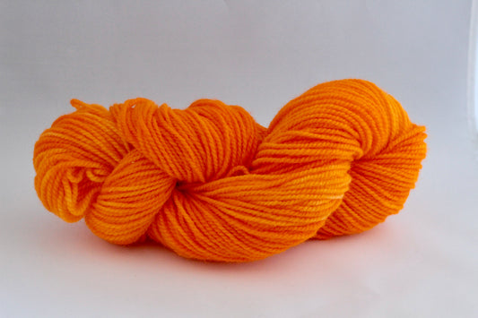 Bright Orange Studio Dyed Yarn