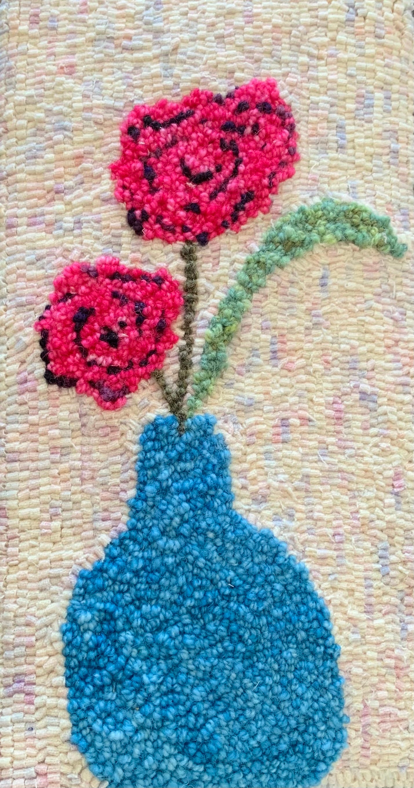 Vase of Roses Rug Hooking Kit