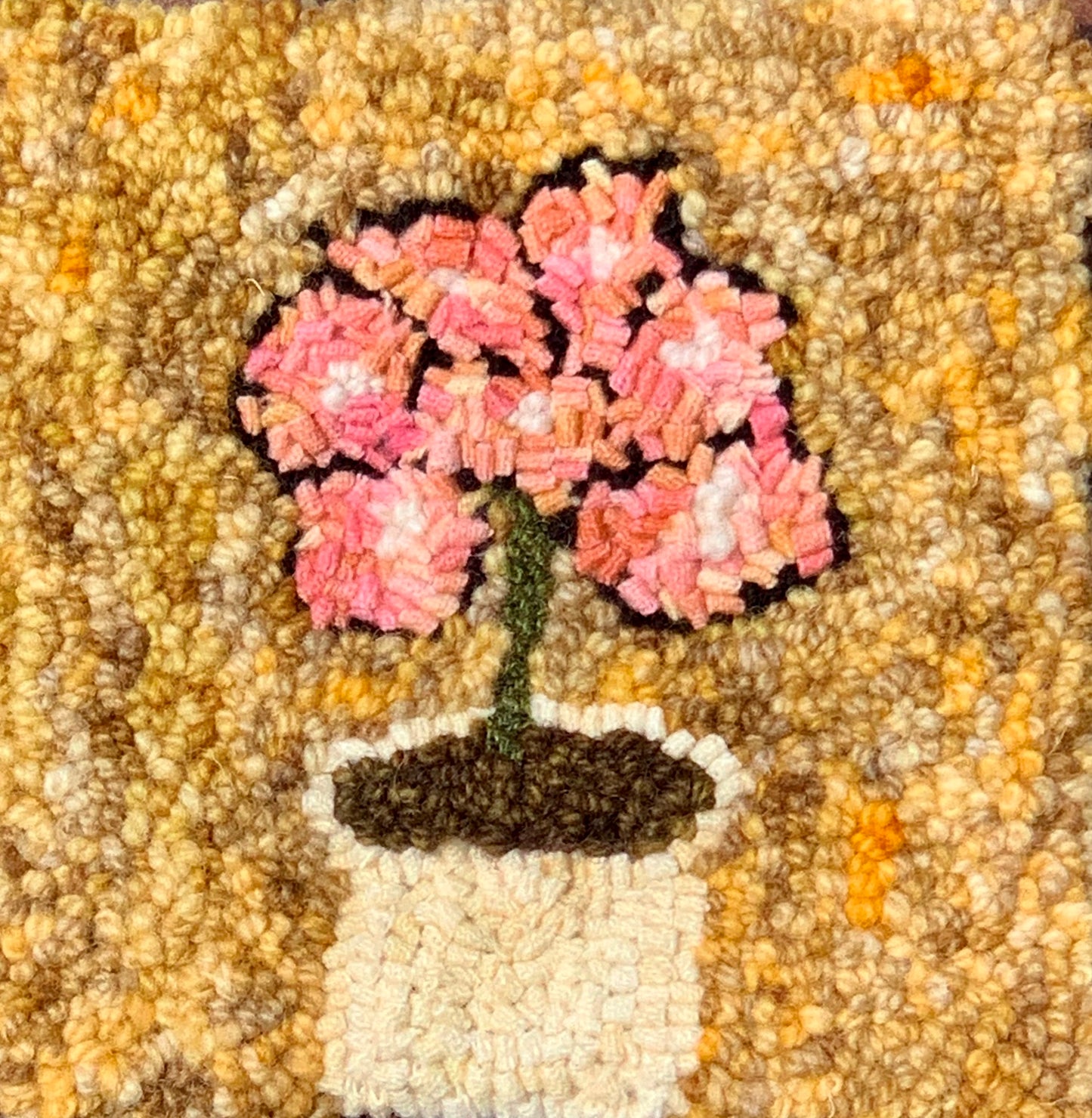 Potted Plant Rug Hooking Kit