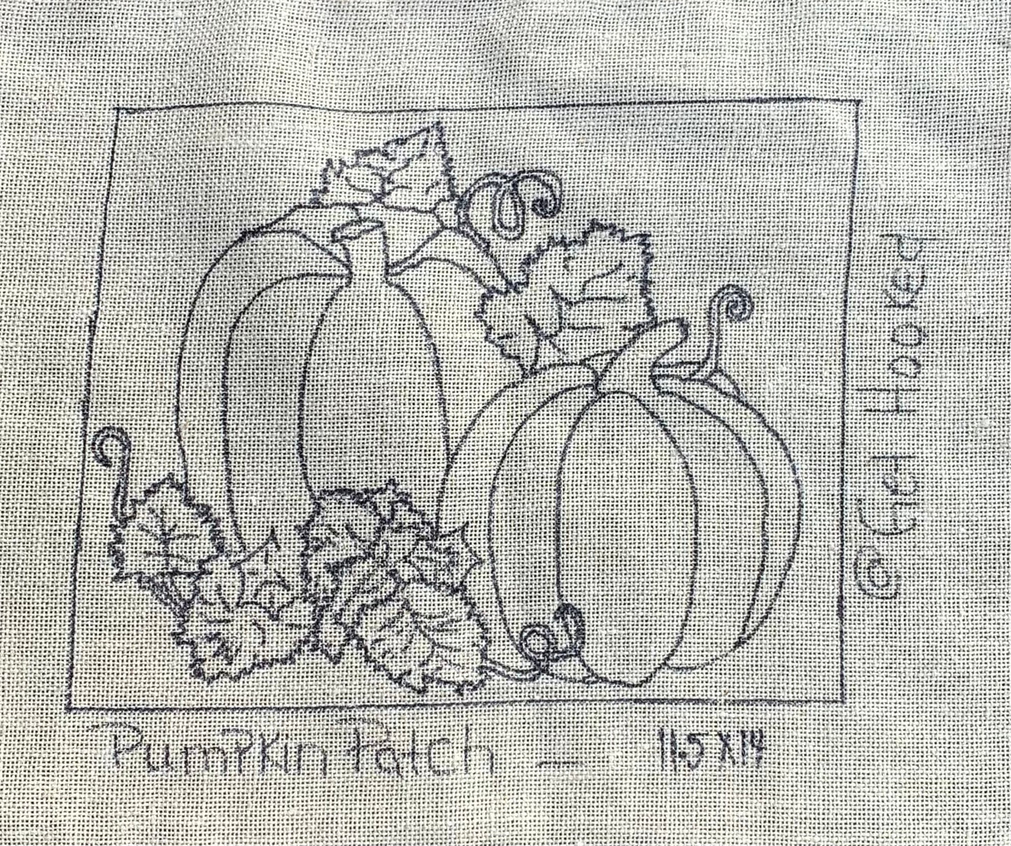 In the Pumpkin Patch Rug Hooking Pattern