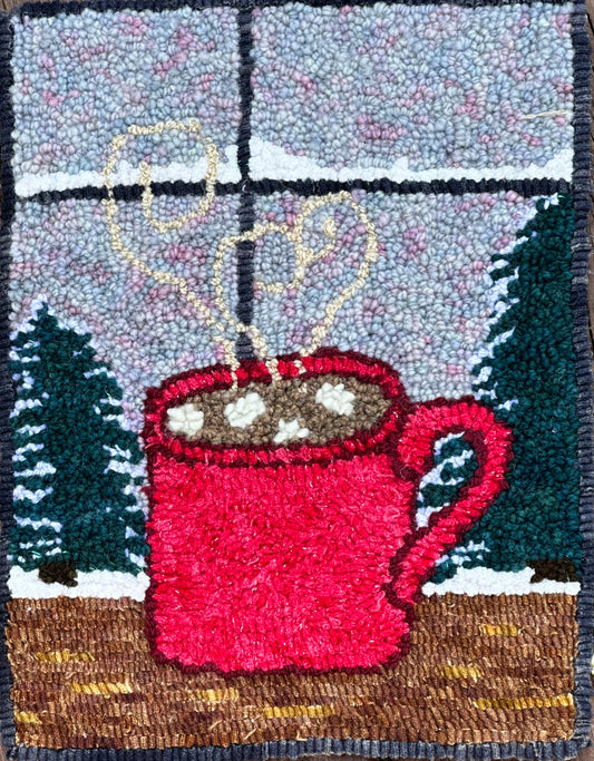 Morning Cocoa Rug Hooking Pattern